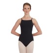 Zwart balletpak met spaghettibandjes - Uniek design op rug - Tactel/spandex - Capezio TC0039W