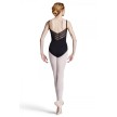 Bloch L8820 balletpak met gaas en spaghettibandjes achterkant 