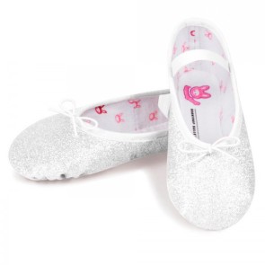 Bloch witte meisjes Sparkle Balletschoen S0291G