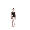 Capezio CC124 zwart balletpak met dunne bandjes en lage rug voor vrouwen 