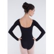 Grishko DL1019MP Zwart Balletpak met Lange Mouwen Achterkant