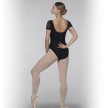 Grishko dames balletpakje met korte Mouwen zwart DL1025MP