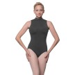 Lulli Penelope LUB226C donkergrijs balletpakje hoge nek