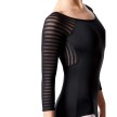 Lulli LUF529 Milena Balletpak met 3/4 Gestreepte Mouwen Milena