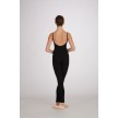 Capezio CC820 dames camisole dunne bandjes lage rug zwart achterkant 