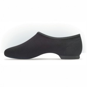 Jazzschoen van elastisch canvas - Zwart of huidskleur - MDM MJ330 Curve