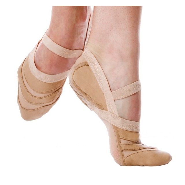 Capezio Freeform UFF01 dansschoenen met suede splitzool Test 2