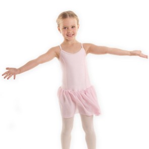 Alista Dancer Basics  Roze balletpakje voor meisjes met balletrokje - Spaghettibandjes - Alista Cinderella