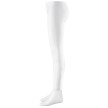 Kinder balletpanty zonder voet papillon wit