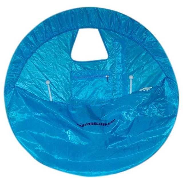 Pastorelli opberghoes hemels blauw voor ritmisch gymnastiek accessoires met vakjes