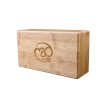 Eco-vriendelijk yogablok - Gelamineerd bamboe - Licht van gewicht - Duurzaam - ToeSox Hollow Bamboo Yoga Brick