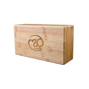 Eco-vriendelijk yogablok - Gelamineerd bamboe - Licht van gewicht - Duurzaam - ToeSox Hollow Bamboo Yoga Brick