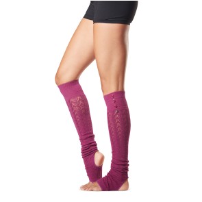 ToeSox Taya kniehoge beenwarmers onesize 55 centimeter roze 