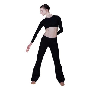 Sansha Jade L0159C Zwarte Jazzbroek voor Dames