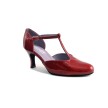 Merlet Nina Rode Lakleren Dansschoen met 6,5CM Hak voor Dames
