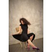 StudioMoscow black dance dress SM8009-037