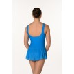 Artiligne Dames balletpak met rokje Justine blauw rug