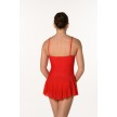 Artiligne Dames balletpak Julia rood rug achter