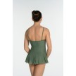 Artiligne Dames balletpak met rokje Julia olijfgroen rug