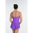 Artiligne Dames balletpak met rokje Julia paars rug