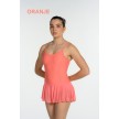 Artiligne Dames balletpak met rokje Julia oranje