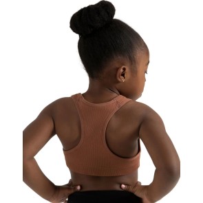 Capezio Naadloze Racerback Sport Bra Meisjes dubbellaags