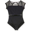Capezio Skylight Breeze Cap Sleeve Leo zwart voor dames