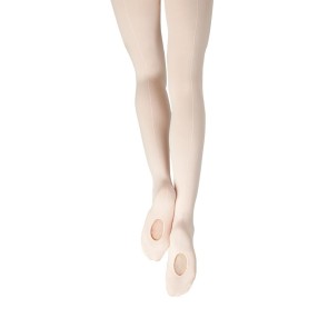 Capezio Mesh Convertible Balletpanty met Naad