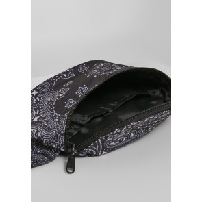 Urban Classics Bandana Print Hip Bag open