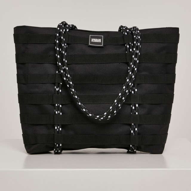 Urban Classics Shopper Tas Zwart-Wit TB3336