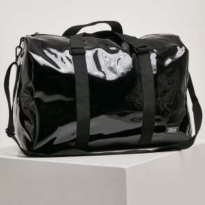 Urban Classics Zwarte Sporttas met Glans TB2792