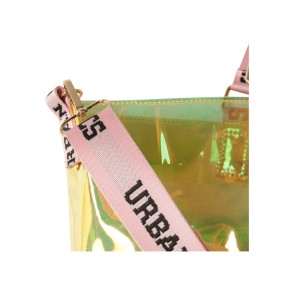 Urban Classics holographic orange Transparent Shopper