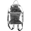 Urban Classics Midi Metallic Backpack zilver