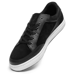 Rumpf RU1527 Zwarte Sneaker voor latin met suede zool IMOLA