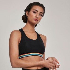 Urban Classics Sportbeha met Meerkleurige Band TB2640