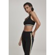 Urban Classics Ladies Multicolor Taped Sport Bra zwart