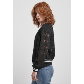 Urban Classics Ladies Lace College Blouson linker kant