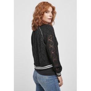 Urban Classics Ladies Lace College Blouson rechter kant