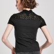 Urban Classics TB3752 Dames T-shirt met Panterprint Achterkant