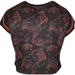 Urban Classics TB2860 Dames Top met Rozen Print Crop Top