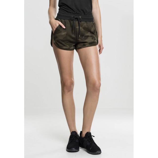 Urban Classics Dames Hotpants Camouflage TB1637