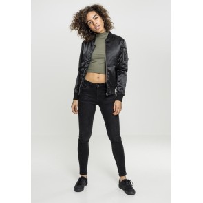 Urban Classics Ladies Cropped Korte Top Met Col