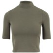 Urban Classics Dames Cropped Top Met Col