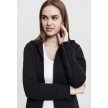 Urban Classics Dames Sweat Parka Zwart