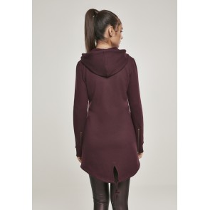 Urban Classics Dames Sweat Parka RedWijn