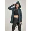 Urban Classics Dames Sweat Parka BottleGreen