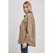 Urban Classics Dames Classic Overshirt Metalen Knopen