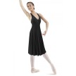 Bloch M1016 dames dansjurk met halter neklijn zwart