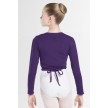 Wear Moi Meisjes Top Carmen donker paars achter
