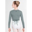 Wear moi carmen meisjes balletvestje donkergrijs